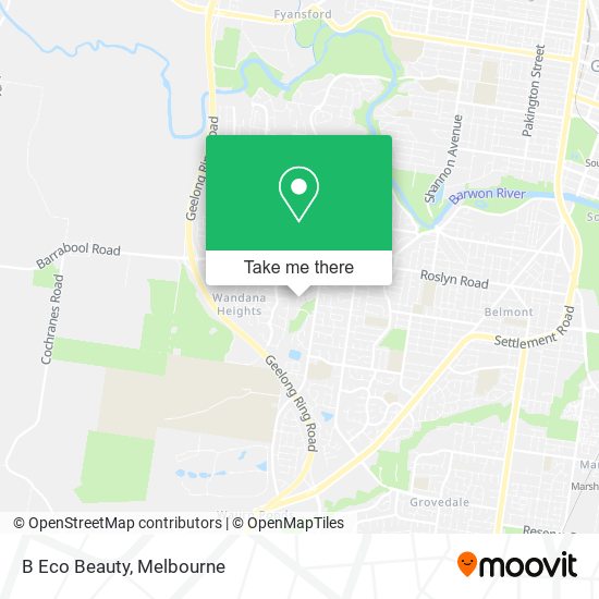 B Eco Beauty map