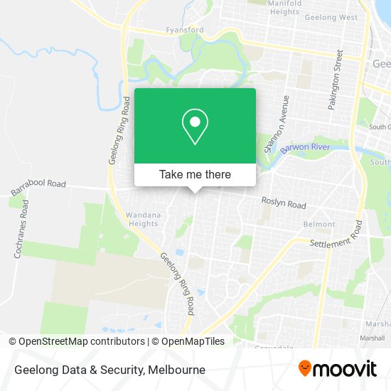 Geelong Data & Security map