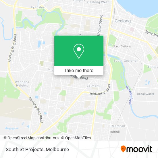 South St Projects map