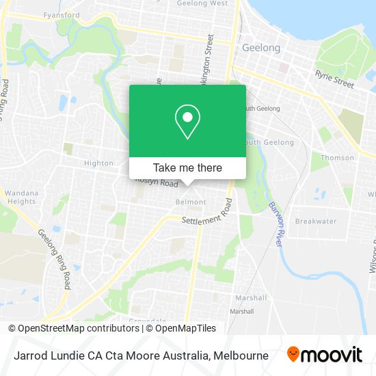 Jarrod Lundie CA Cta Moore Australia map