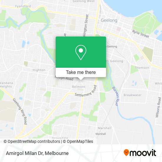 Amirgol Milan Dr map