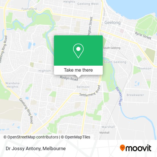 Dr Jossy Antony map