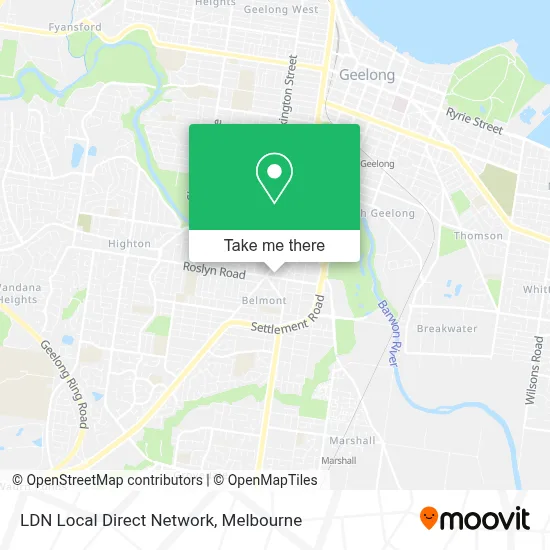 Mapa LDN Local Direct Network