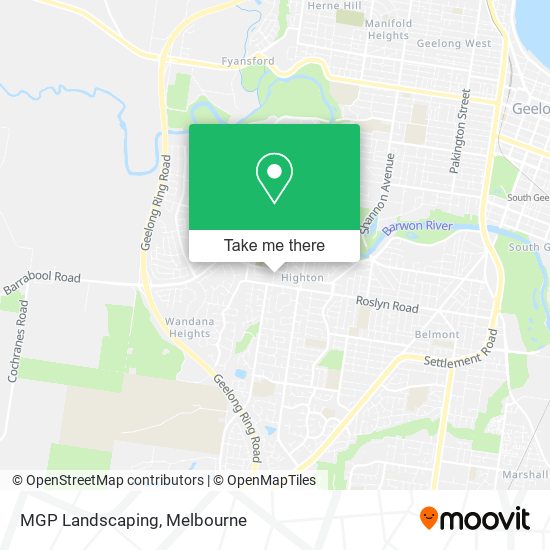 MGP Landscaping map