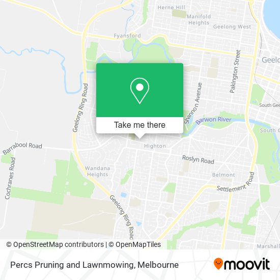 Percs Pruning and Lawnmowing map