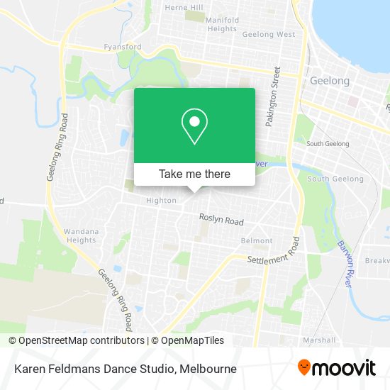 Karen Feldmans Dance Studio map