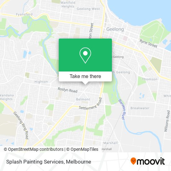 Splash Painting Services map