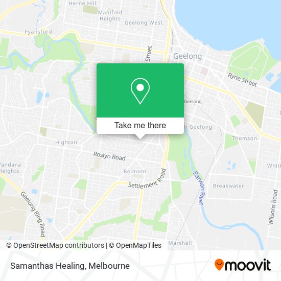 Samanthas Healing map