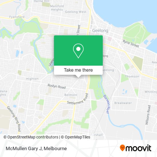McMullen Gary J map