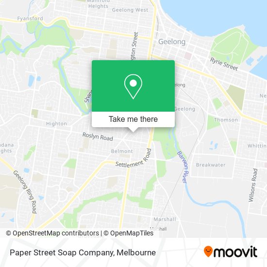 Paper Street Soap Company map