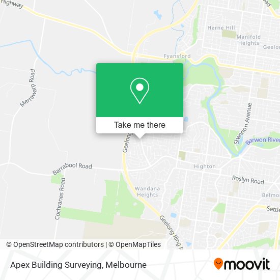 Apex Building Surveying map