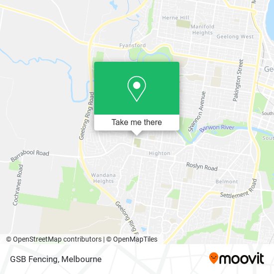 GSB Fencing map