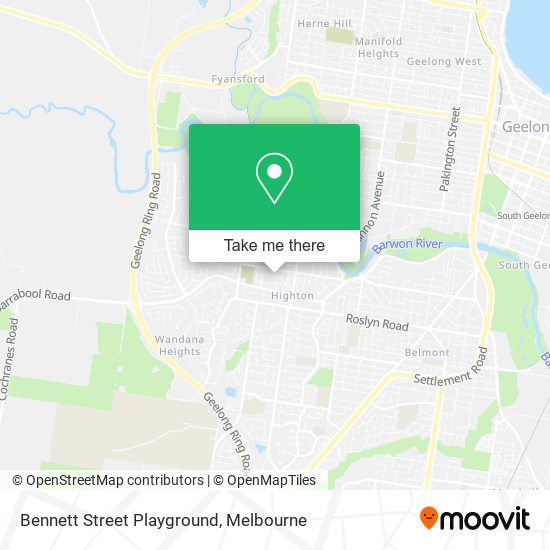 Bennett Street Playground map