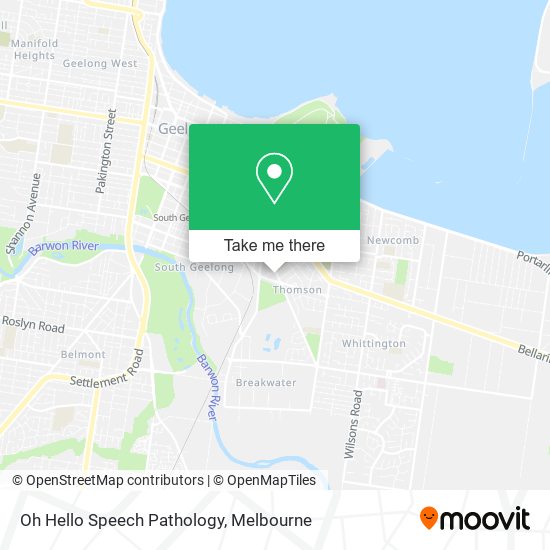 Oh Hello Speech Pathology map