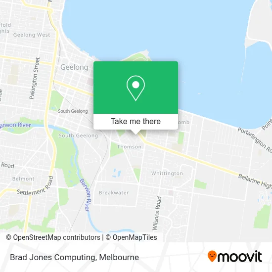 Mapa Brad Jones Computing