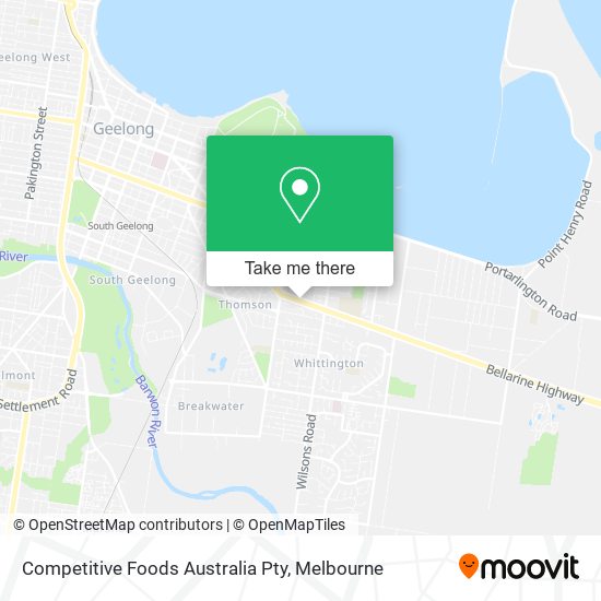 Competitive Foods Australia Pty map