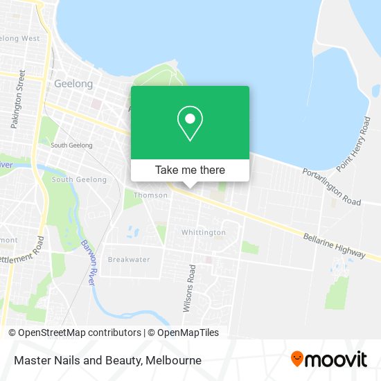 Master Nails and Beauty map