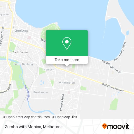 Zumba with Monica map