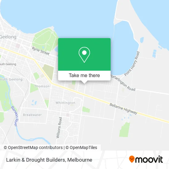 Larkin & Drought Builders map
