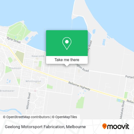 Geelong Motorsport Fabrication map