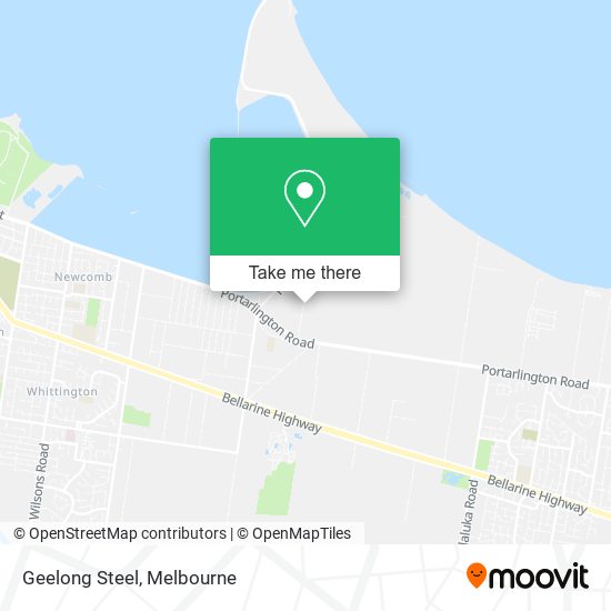 Geelong Steel map