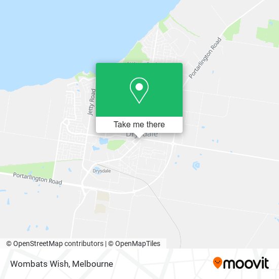 Wombats Wish map