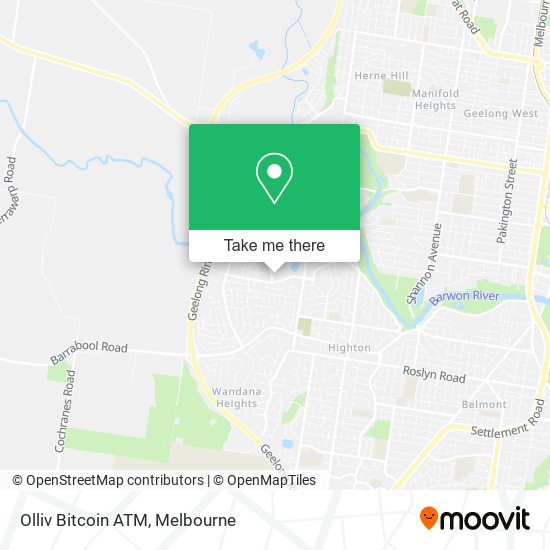 Olliv Bitcoin ATM map