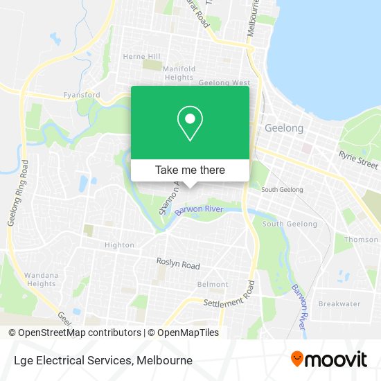 Lge Electrical Services map