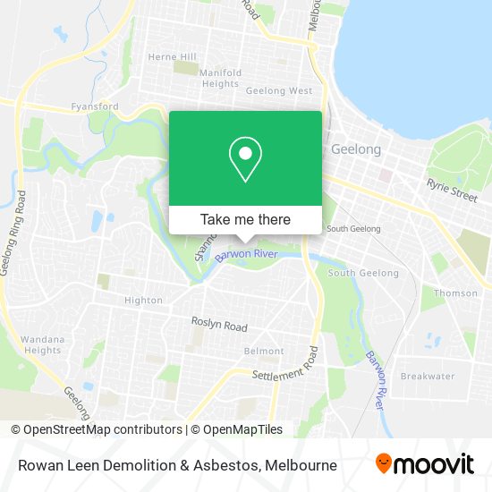 Rowan Leen Demolition & Asbestos map