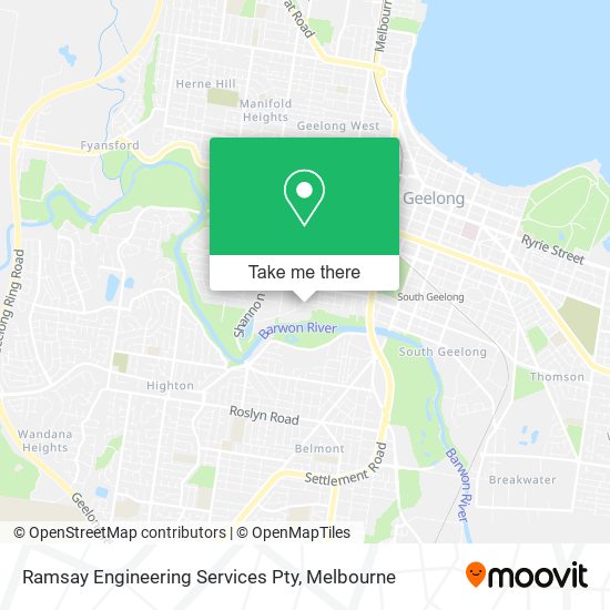 Ramsay Engineering Services Pty map