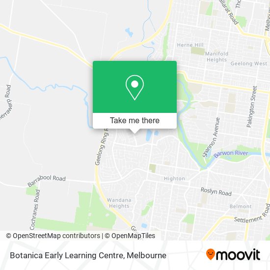 Botanica Early Learning Centre map