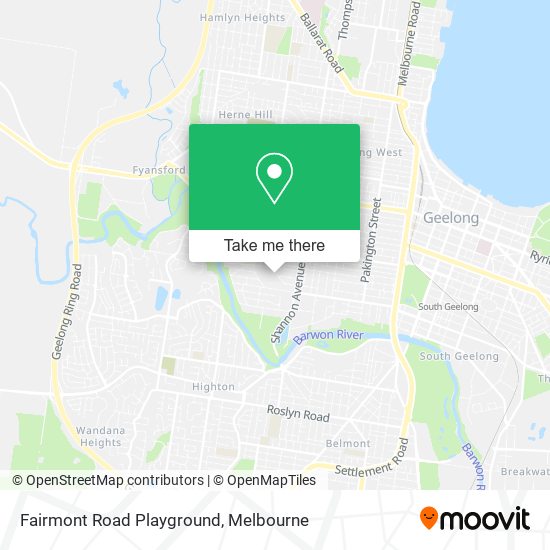 Fairmont Road Playground map
