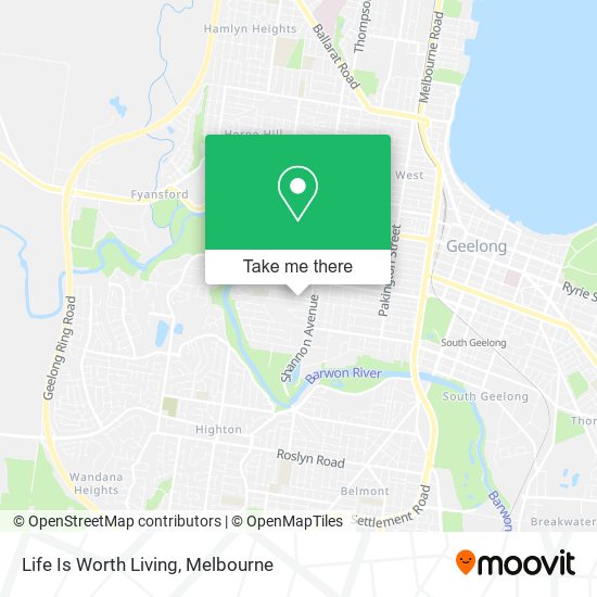 Life Is Worth Living map