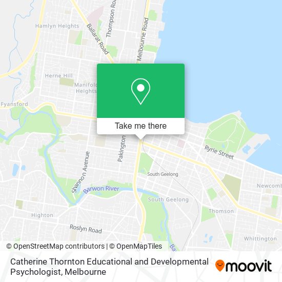 Catherine Thornton Educational and Developmental Psychologist map