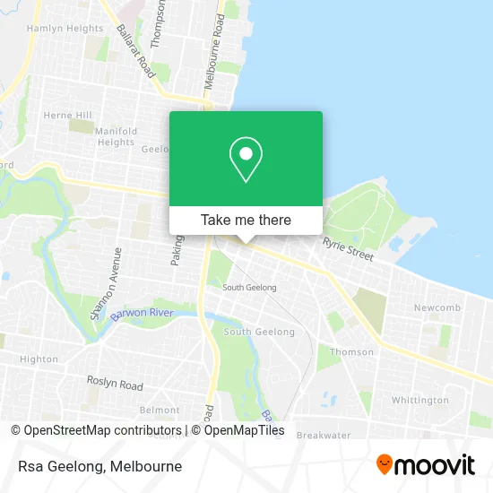 Rsa Geelong map