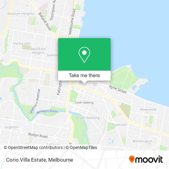 Corio Villa Estate map