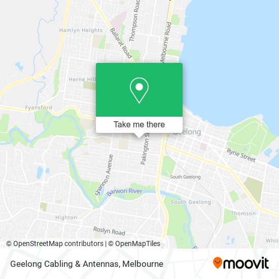 Geelong Cabling & Antennas map