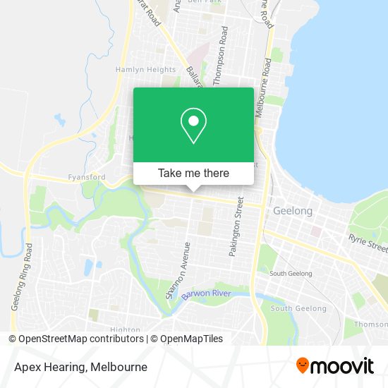 Apex Hearing map