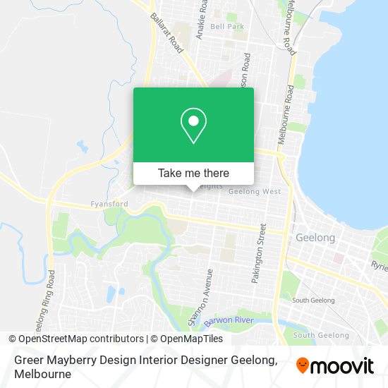 Greer Mayberry Design Interior Designer Geelong map