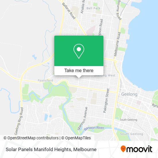 Solar Panels Manifold Heights map