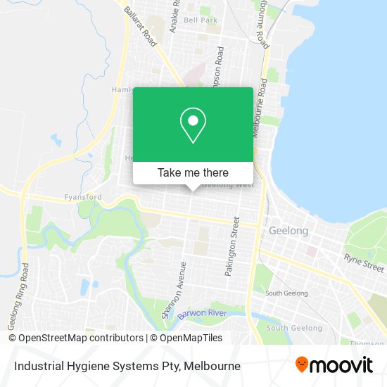 Industrial Hygiene Systems Pty map