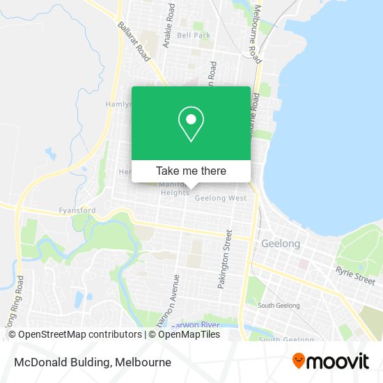 McDonald Bulding map