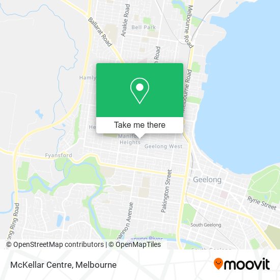 McKellar Centre map