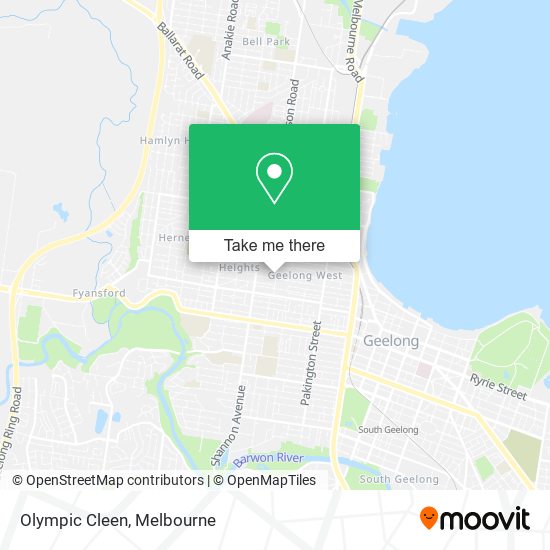 Olympic Cleen map