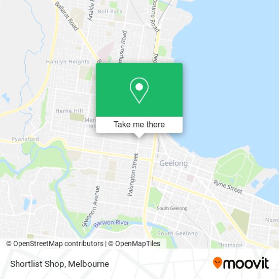 Shortlist Shop map
