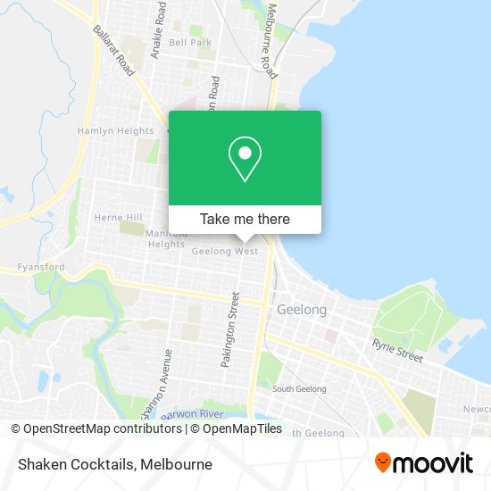 Shaken Cocktails map