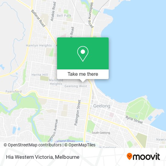 Hia Western Victoria map