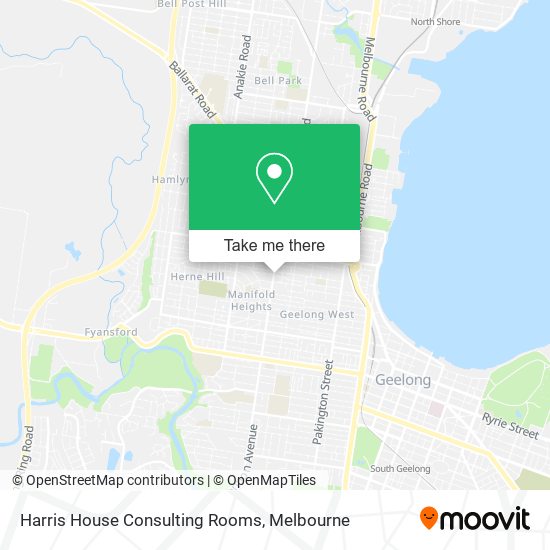 Harris House Consulting Rooms map