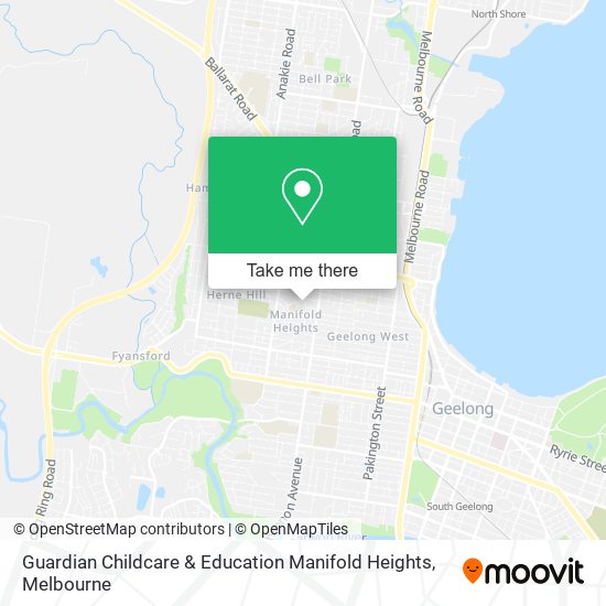 Guardian Childcare & Education Manifold Heights map