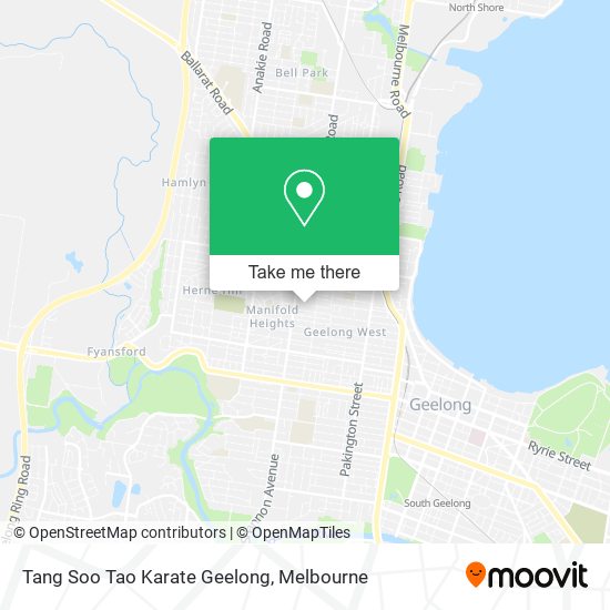 Tang Soo Tao Karate Geelong map